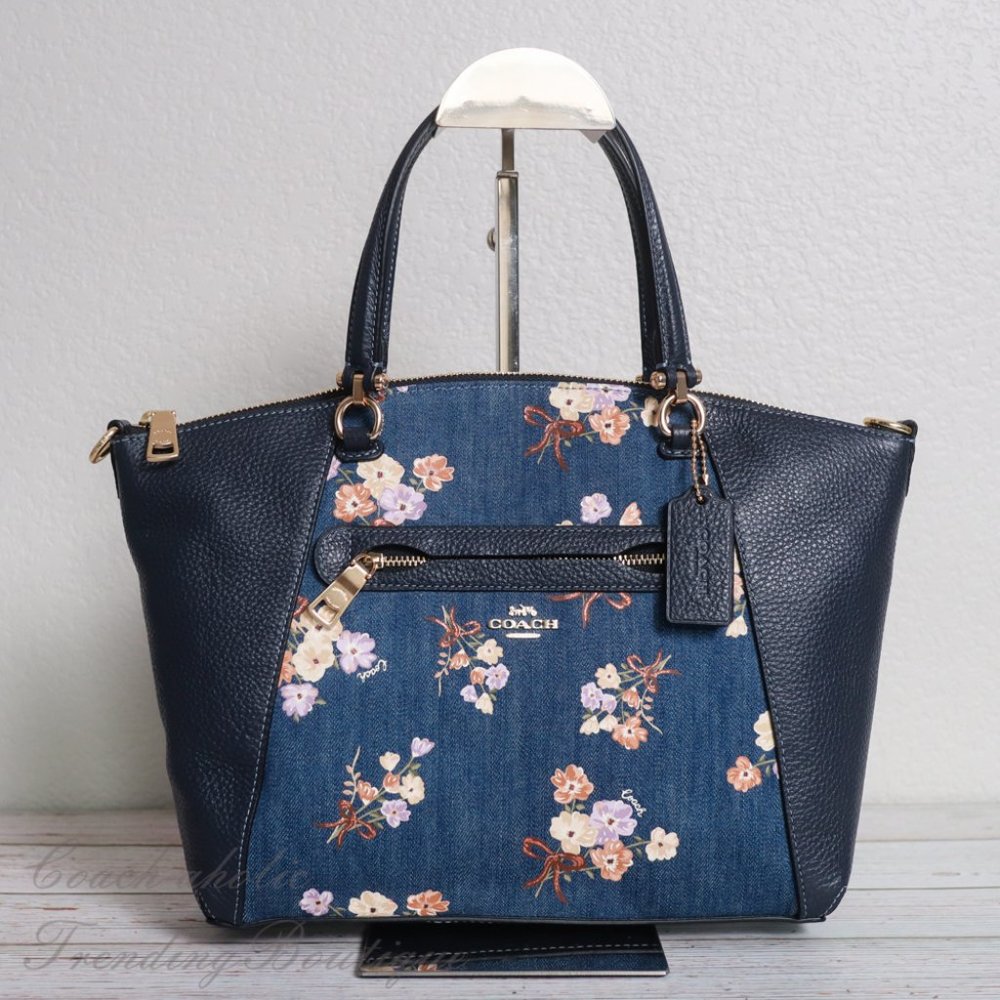 NWT Coach 91045 Prairie Satchel with Floral Print - Picture 5 of 15